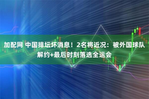 加配网 中国排坛坏消息！2名将近况：被外国球队解约+最后时刻落选全运会
