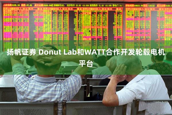 扬帆证券 Donut Lab和WATT合作开发轮毂电机平台